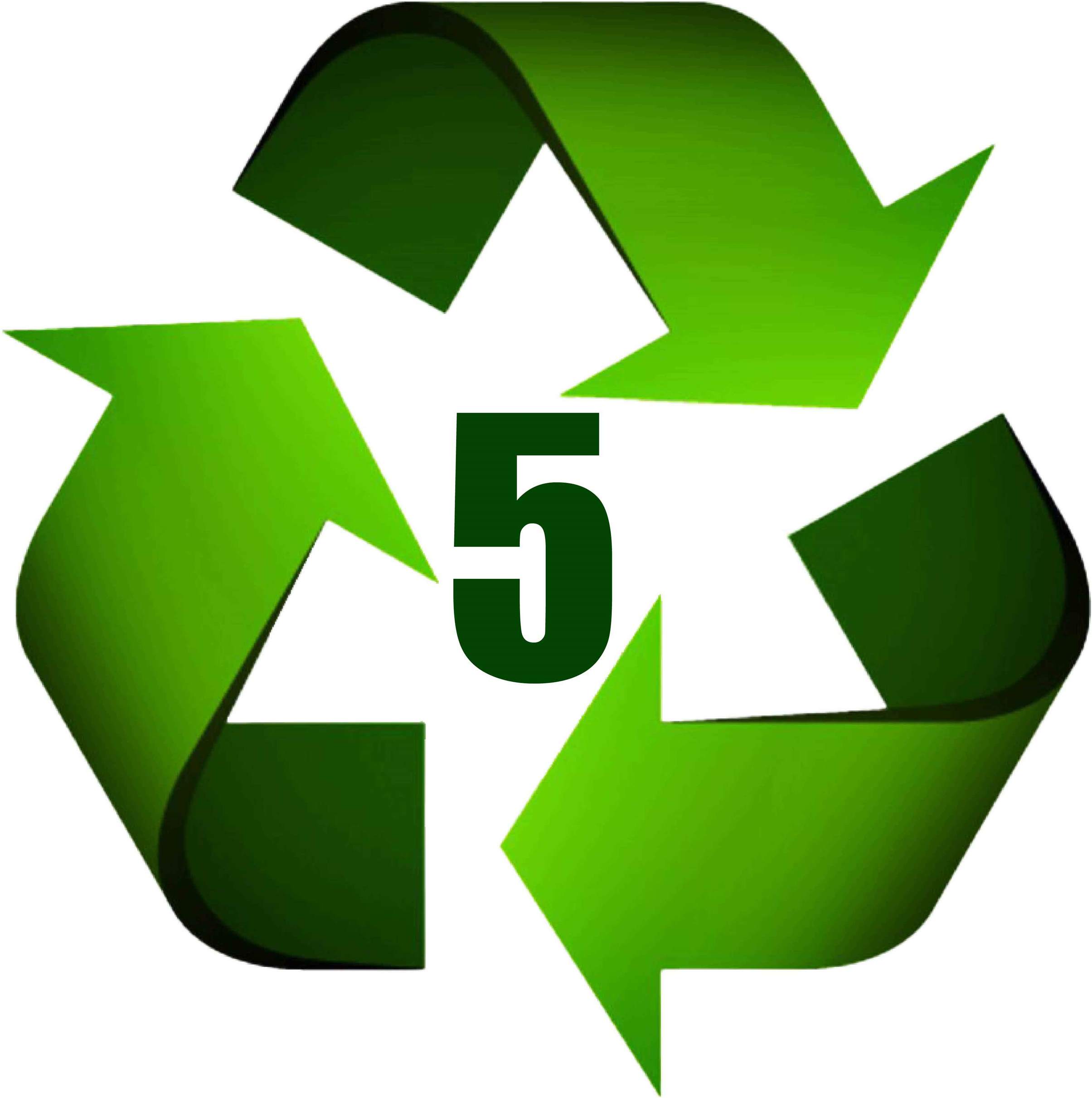 Recycling Code 5 Polypropylene