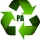 Removing sticker and commercial  recycling Code PA