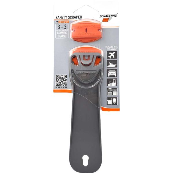 Plastic blades combo pack General Purpose Orange with holder