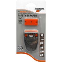 SRTD6GPO - Scraperite Plastic razor blade General Purpose Orange replacement 6 pack and Dwarf holder